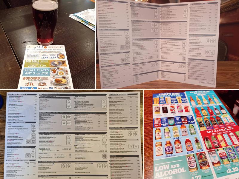 The Sir Michael Balcon - JD Wetherspoon Menu