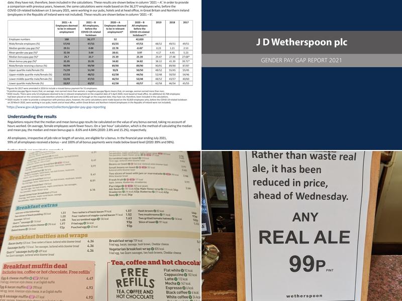 The Rockingham Arms - JD Wetherspoon Menu