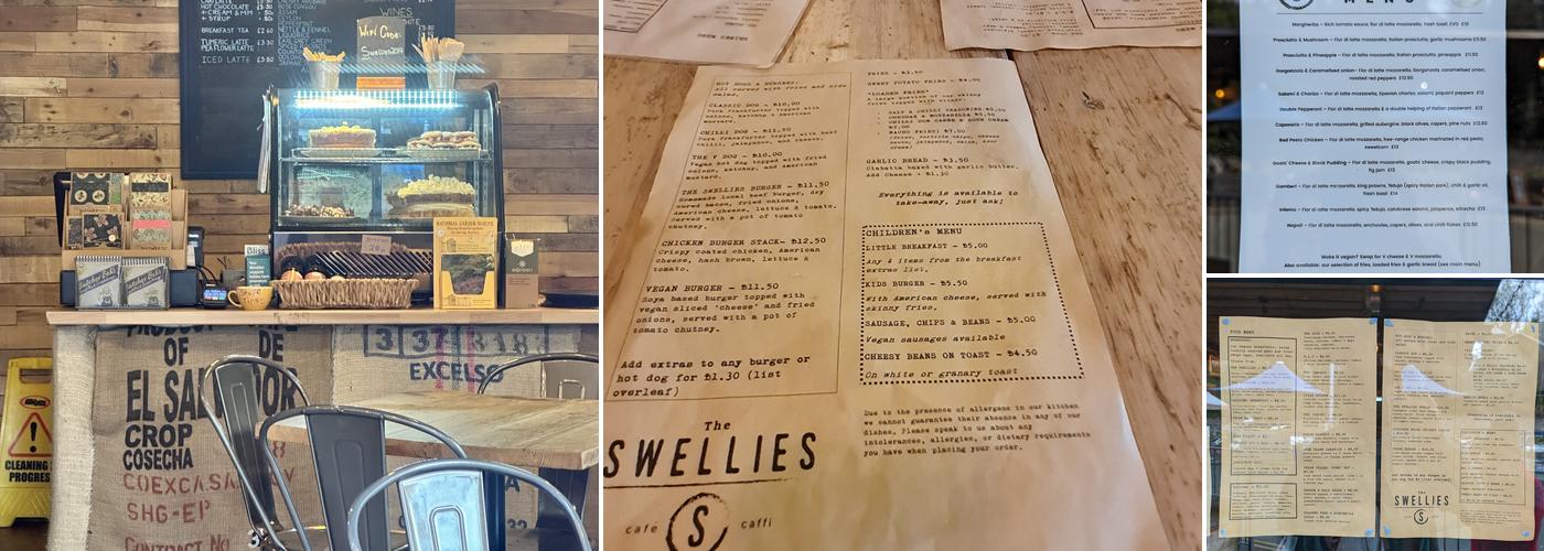 The Swellies Menu