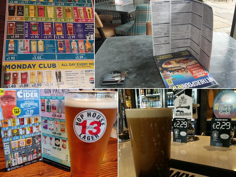 Harpsfield Hall - JD Wetherspoon Menu