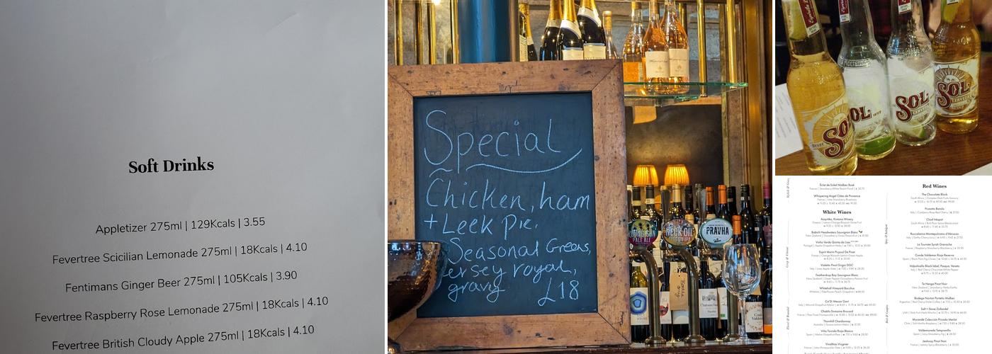 The Grange Ealing Menu