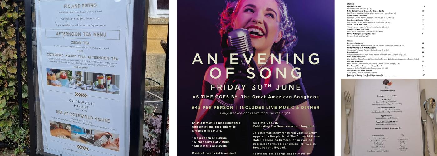 Cotswold House Hotel & Spa Menu