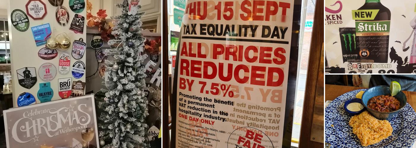 The Manor House - JD Wetherspoon Menu