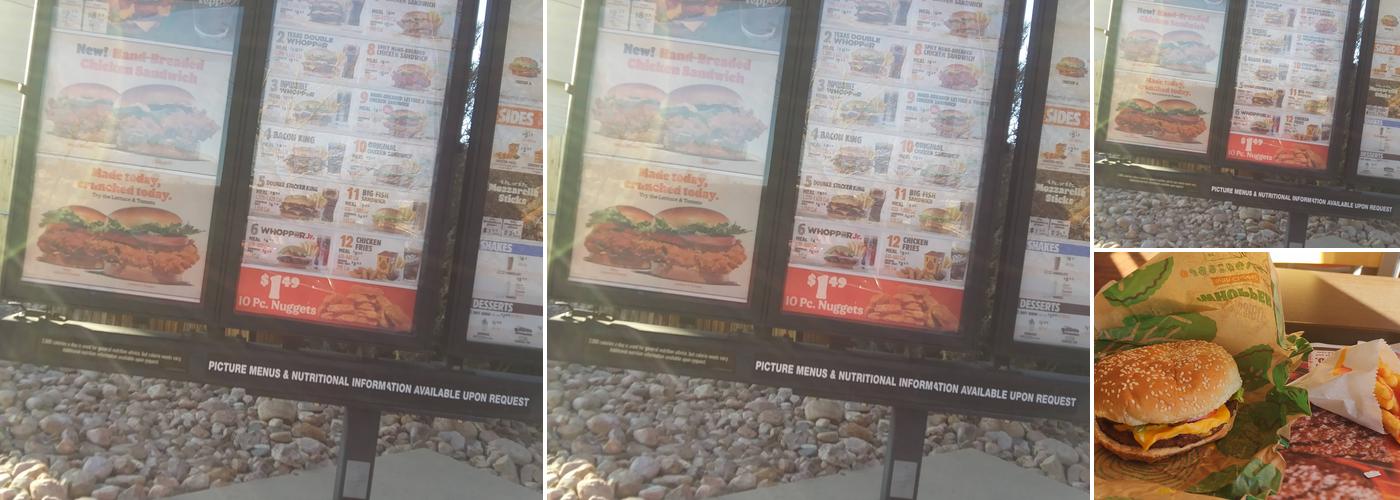 Burger King Menu