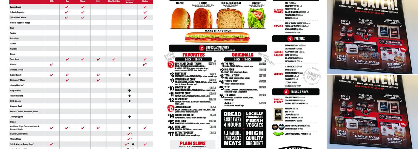 Jimmy John's Menu