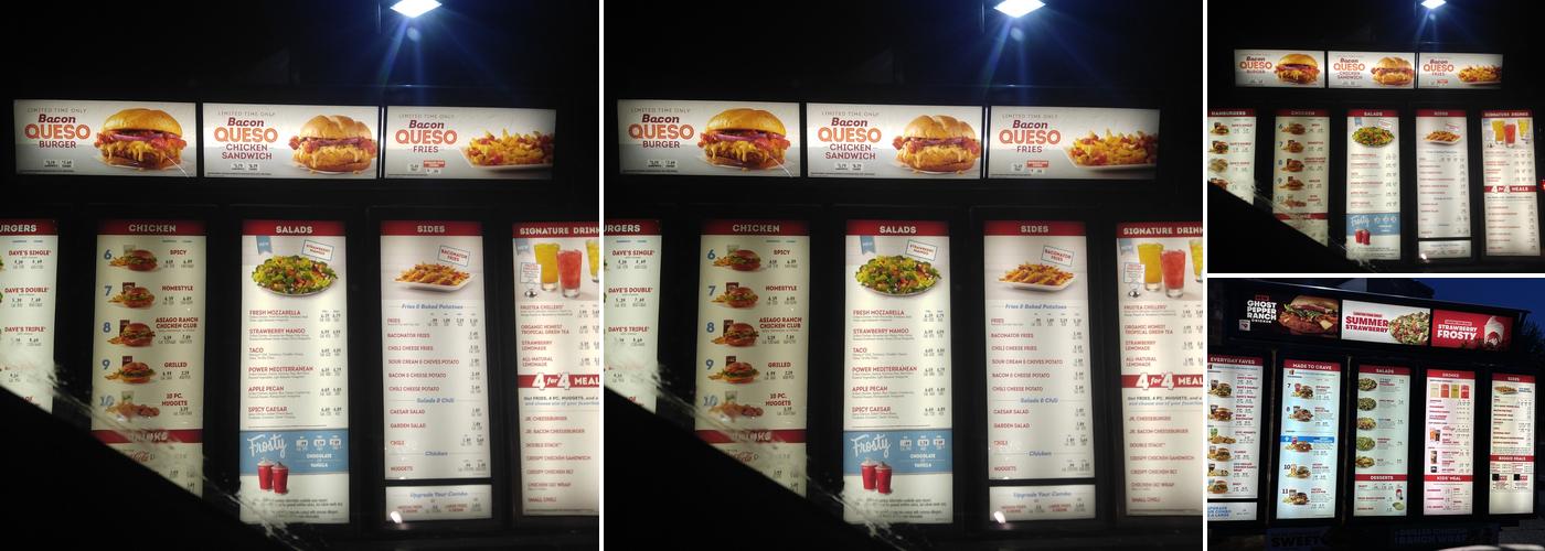 Wendy's Menu