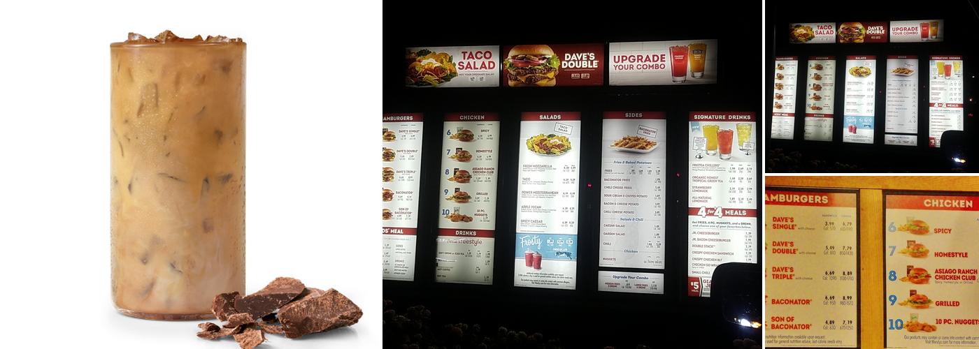 Wendy's Menu