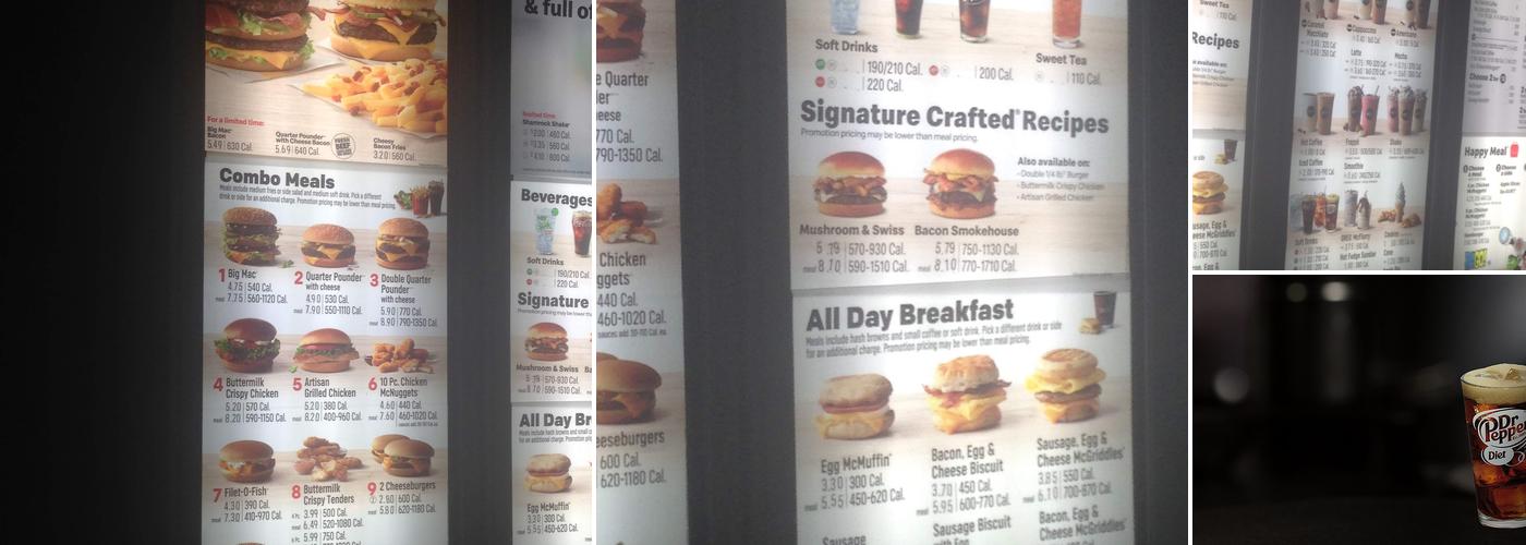McDonald's Menu
