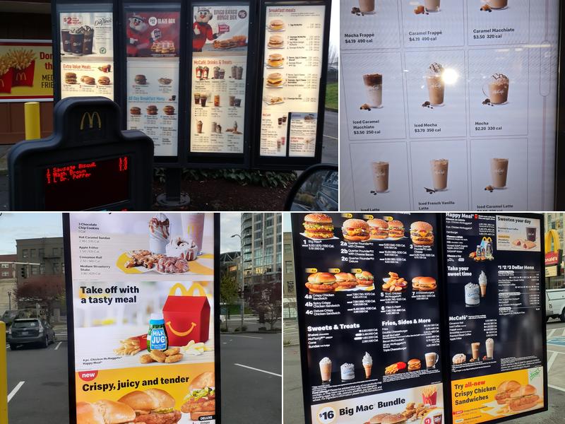 McDonald's Menu