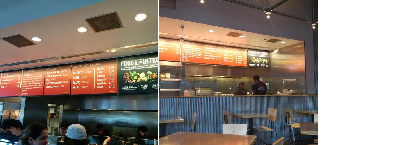 Chipotle Mexican Grill Menu