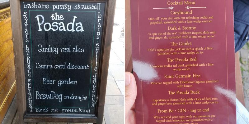 The Posada Menu