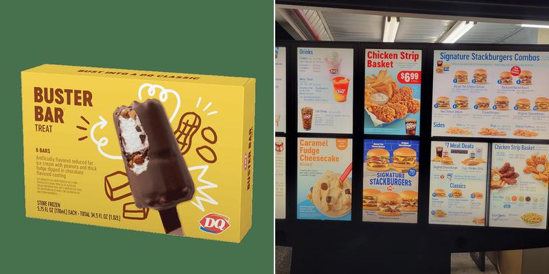 Dairy Queen Menu