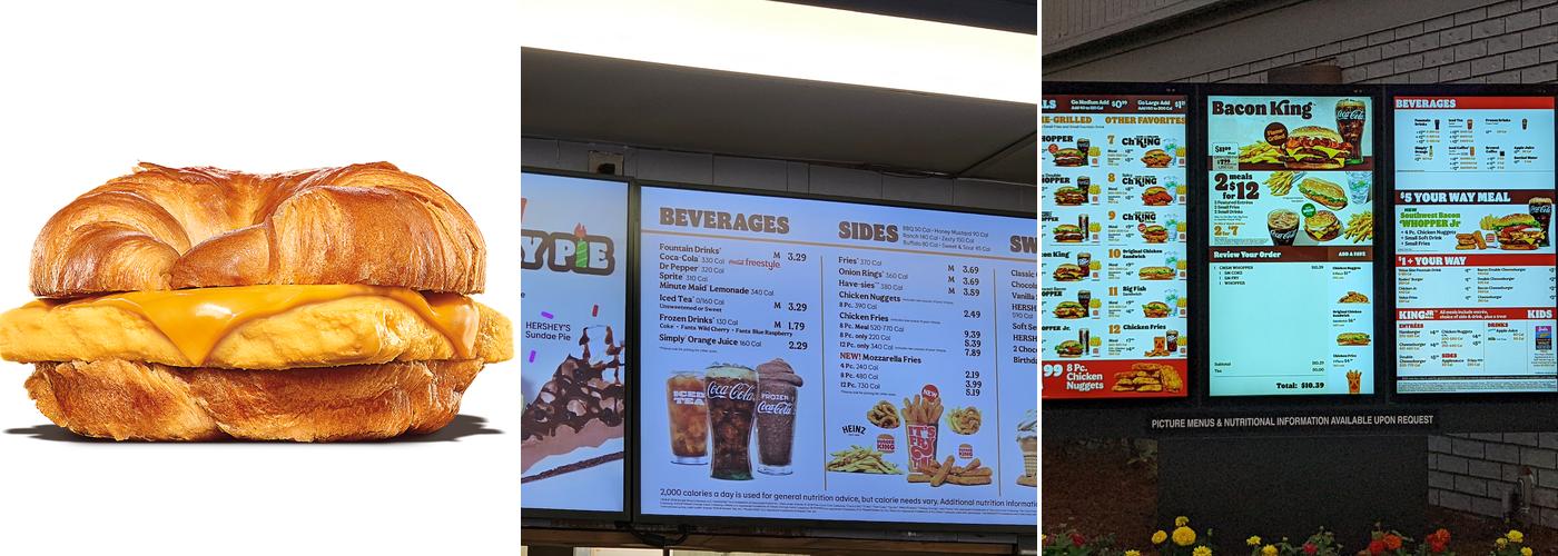 Burger King Menu
