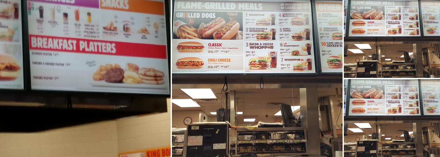 Burger King Menu