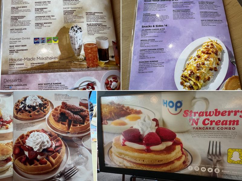 IHOP Menu