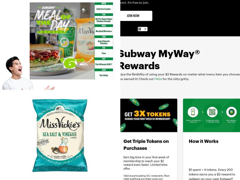 Subway Menu