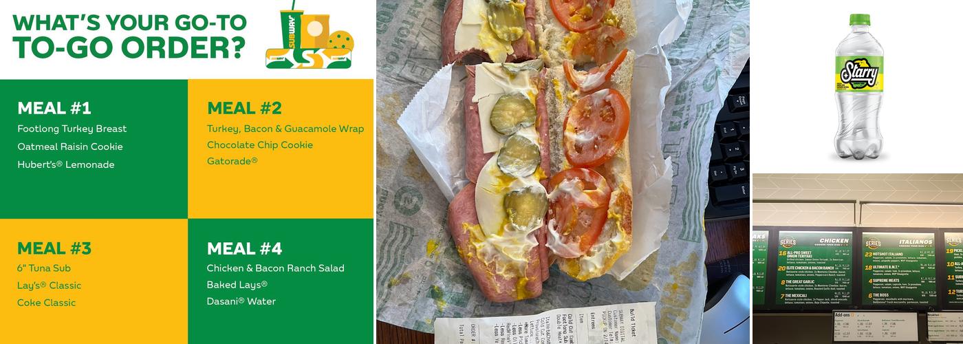 Subway Menu
