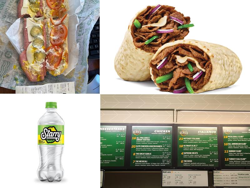 Subway Menu