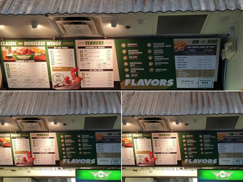Wingstop Menu