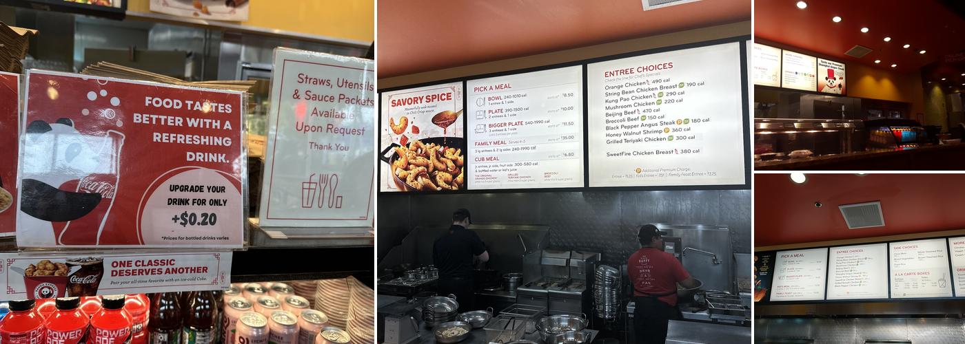 Panda Express Menu