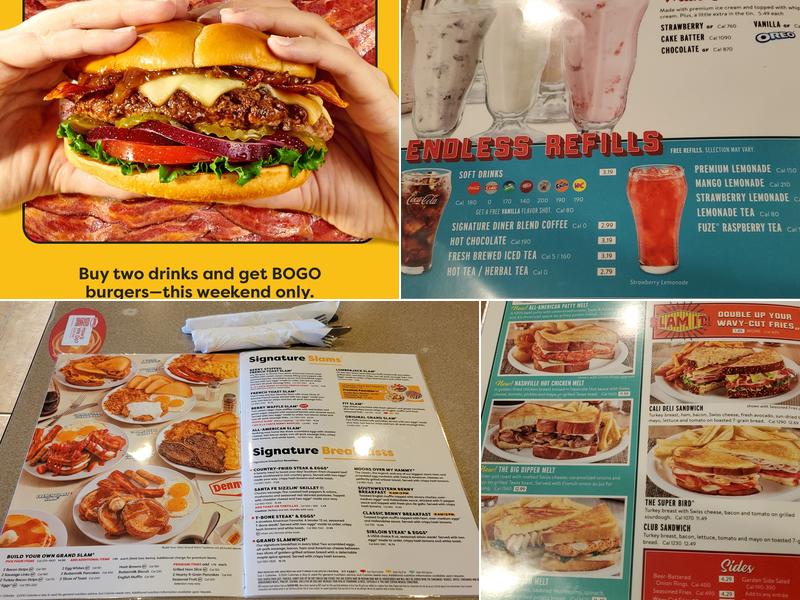 Denny's Restaurant Menu