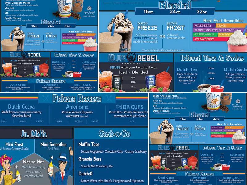 Dutch Bros Coffee Menu