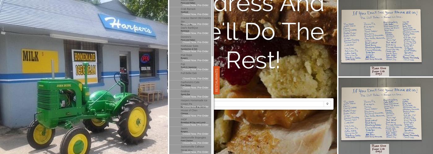 Harper's Menu