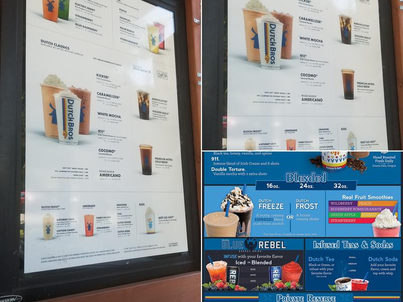 Dutch Bros Coffee Menu