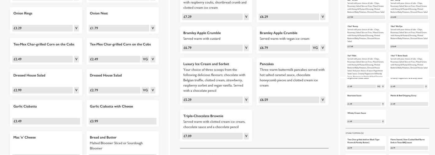 Shepherds Rest - Pub & Grill Menu