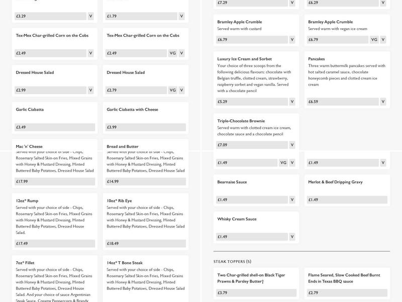 Shepherds Rest - Pub & Grill Menu