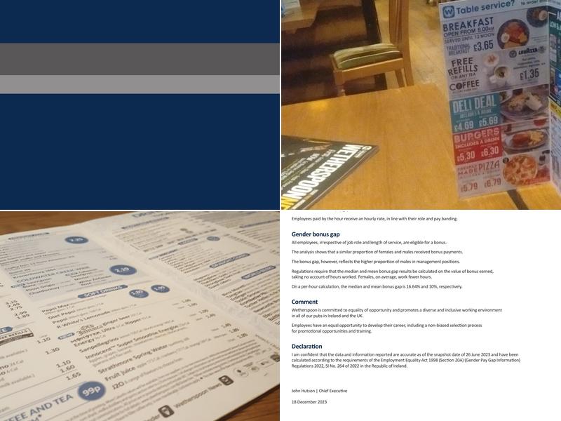 The Thorns Farm Menu