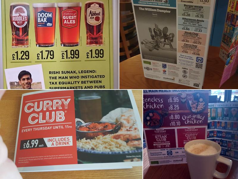 The William Dampier - JD Wetherspoon Menu
