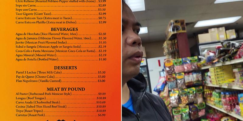 Hidalgo Market & Bakery Menu