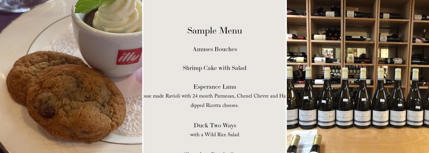 Esperance Menu