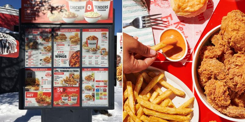 KFC Menu
