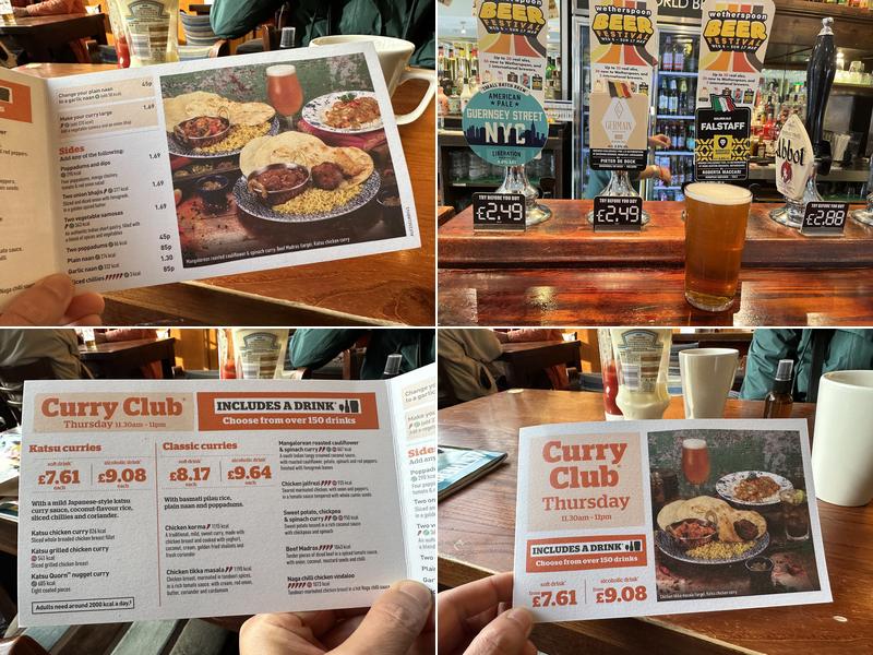 The Observatory - JD Wetherspoon Menu
