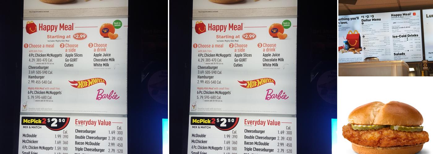McDonald's Menu