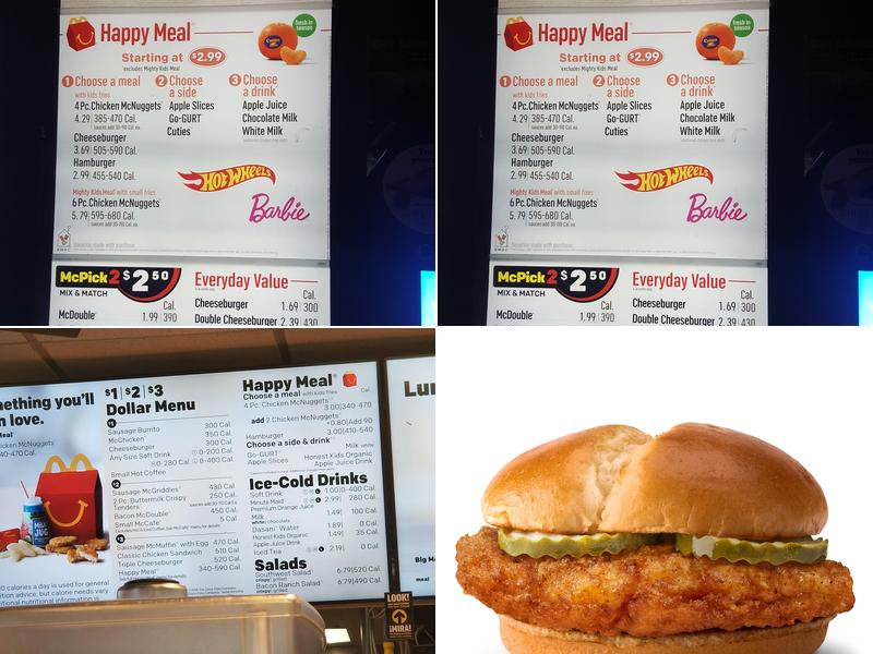 McDonald's Menu