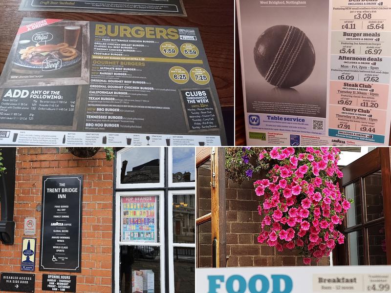 The Trent Bridge Inn - JD Wetherspoon Menu