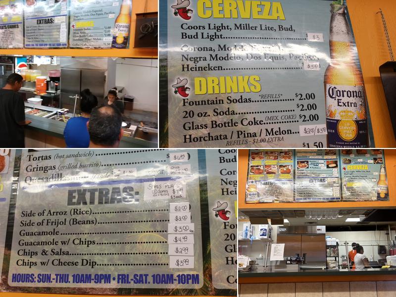 Nikki's Burrito Express Menu