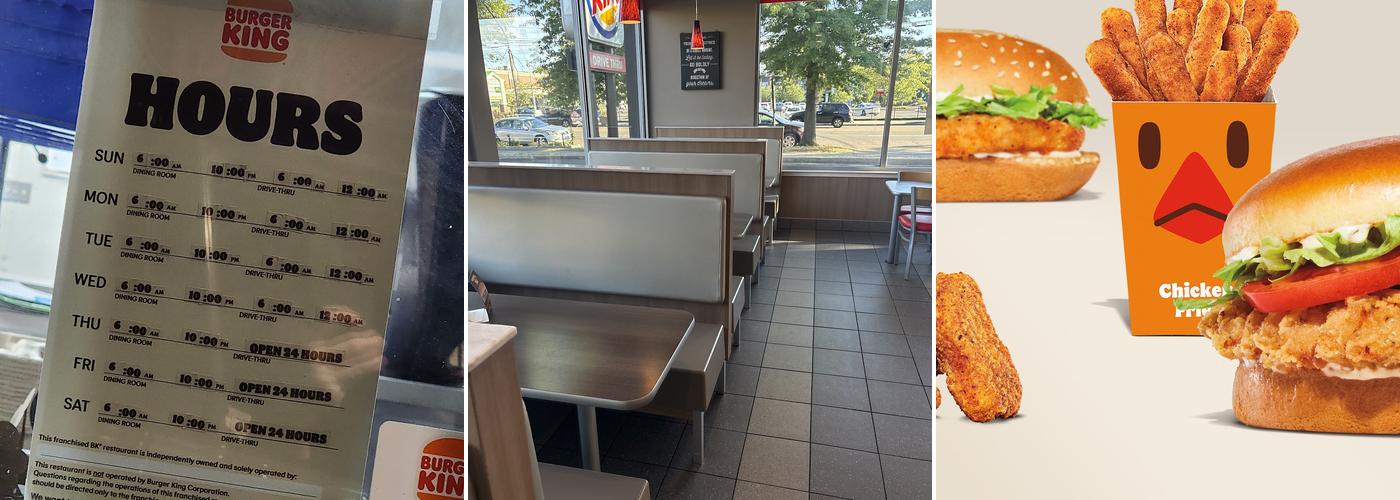 Burger King Menu