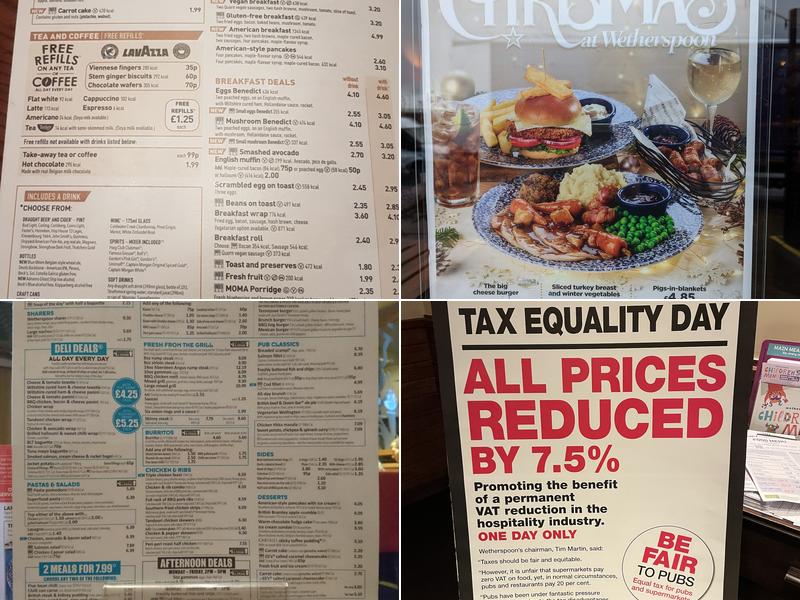 The Woodthorpe Top - JD Wetherspoon Menu
