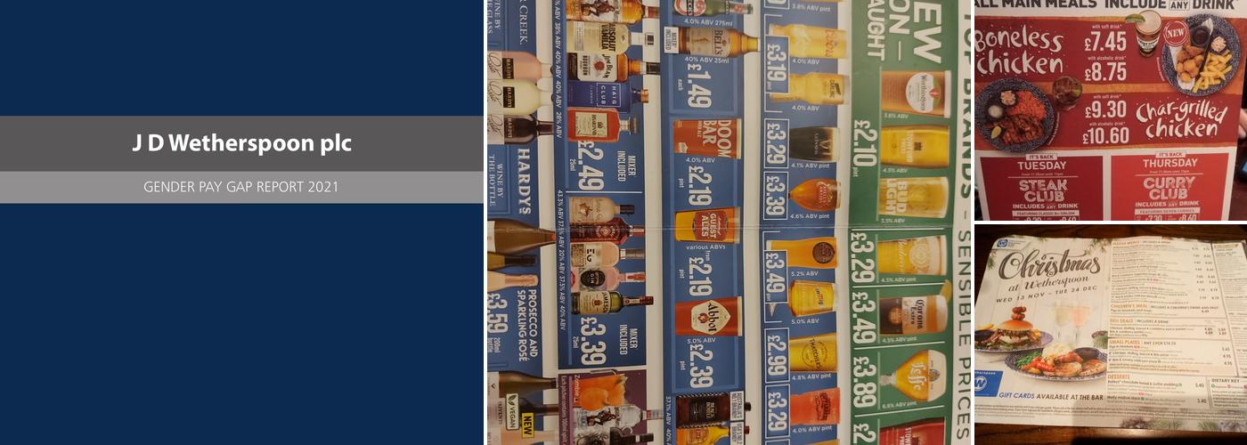 The Keel Row - JD Wetherspoon Menu