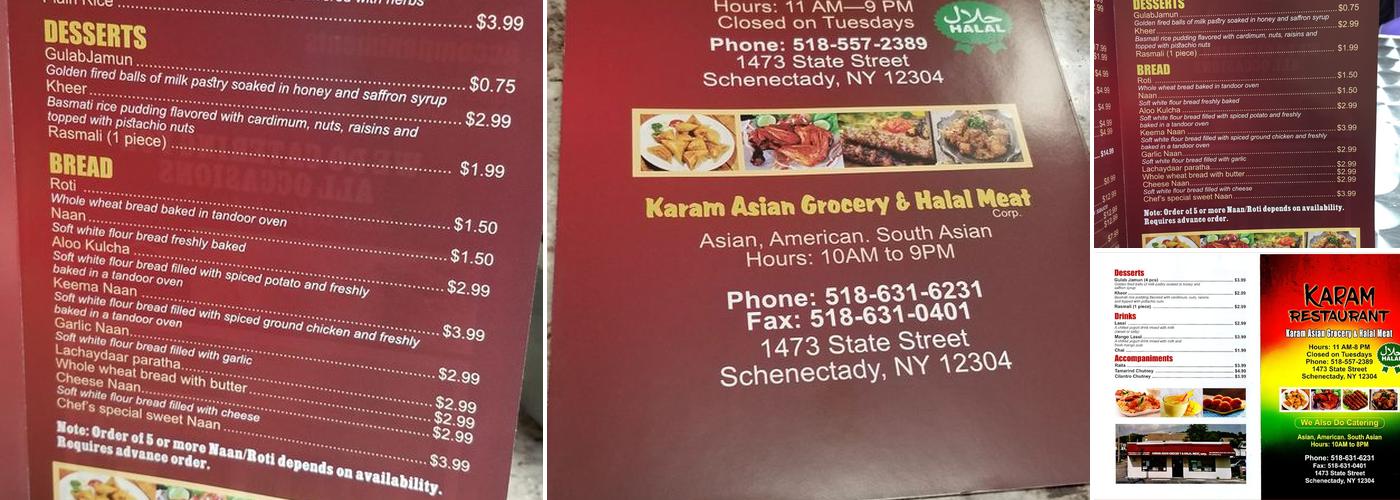 Karam Asian Grocery & Halal Meat Menu