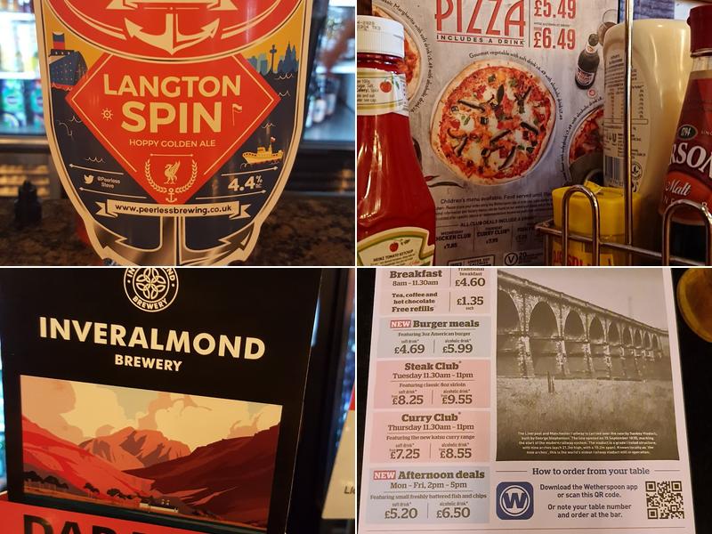 The Nine Arches - JD Wetherspoon Menu