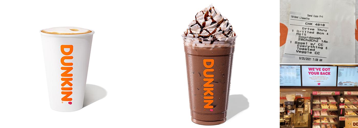 Dunkin' Menu