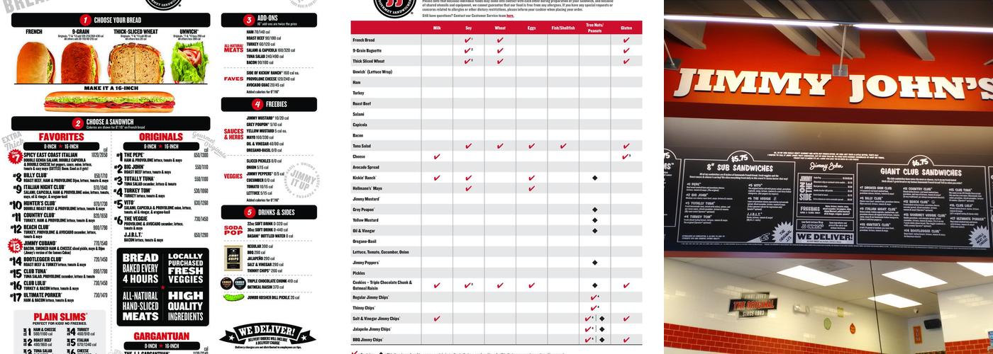 Jimmy John's Menu