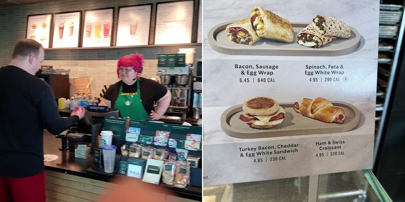 Starbucks Coffee Company Menu