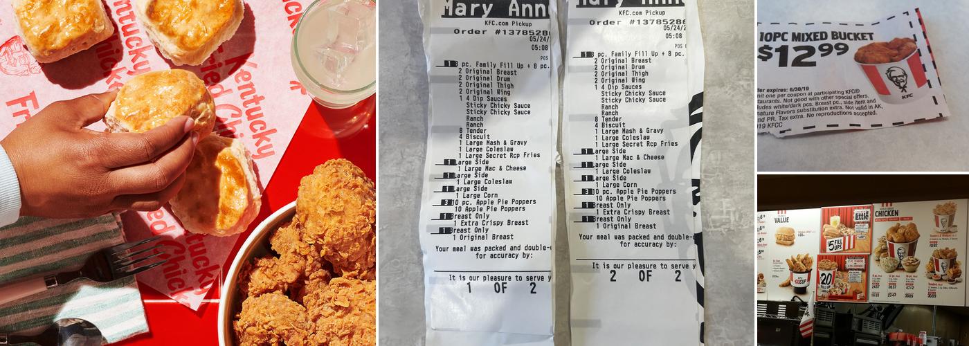 KFC Menu