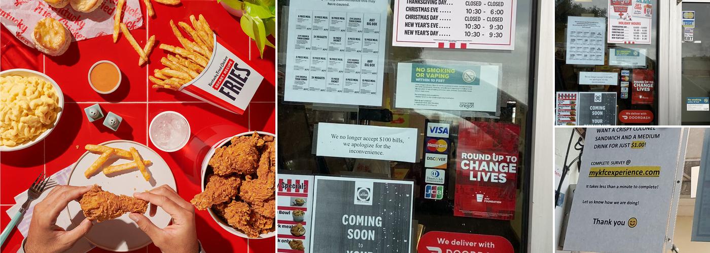 KFC Menu
